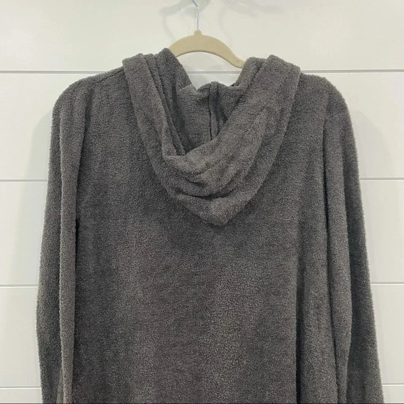 Barefoot Dreams CozyChic Lite Hooded Cardigan Medium - Picture 8 of 11